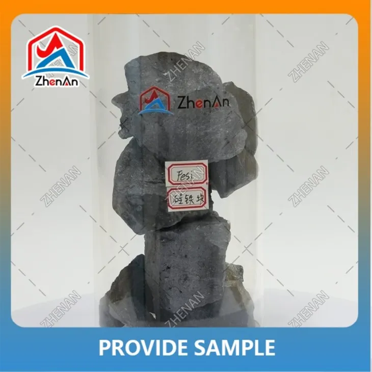 deoxidizer 50-100 mm 72 ٪ ferrosilicon