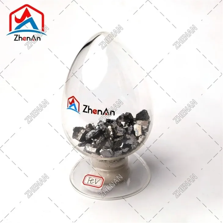 Ferrovanadium 40 ٪ سبيكة 10-100 mm